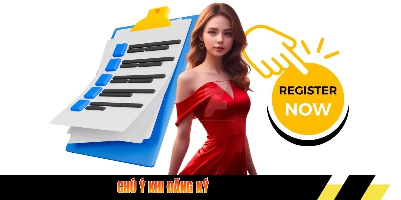 Chú ý khi đăng ký Luckywin